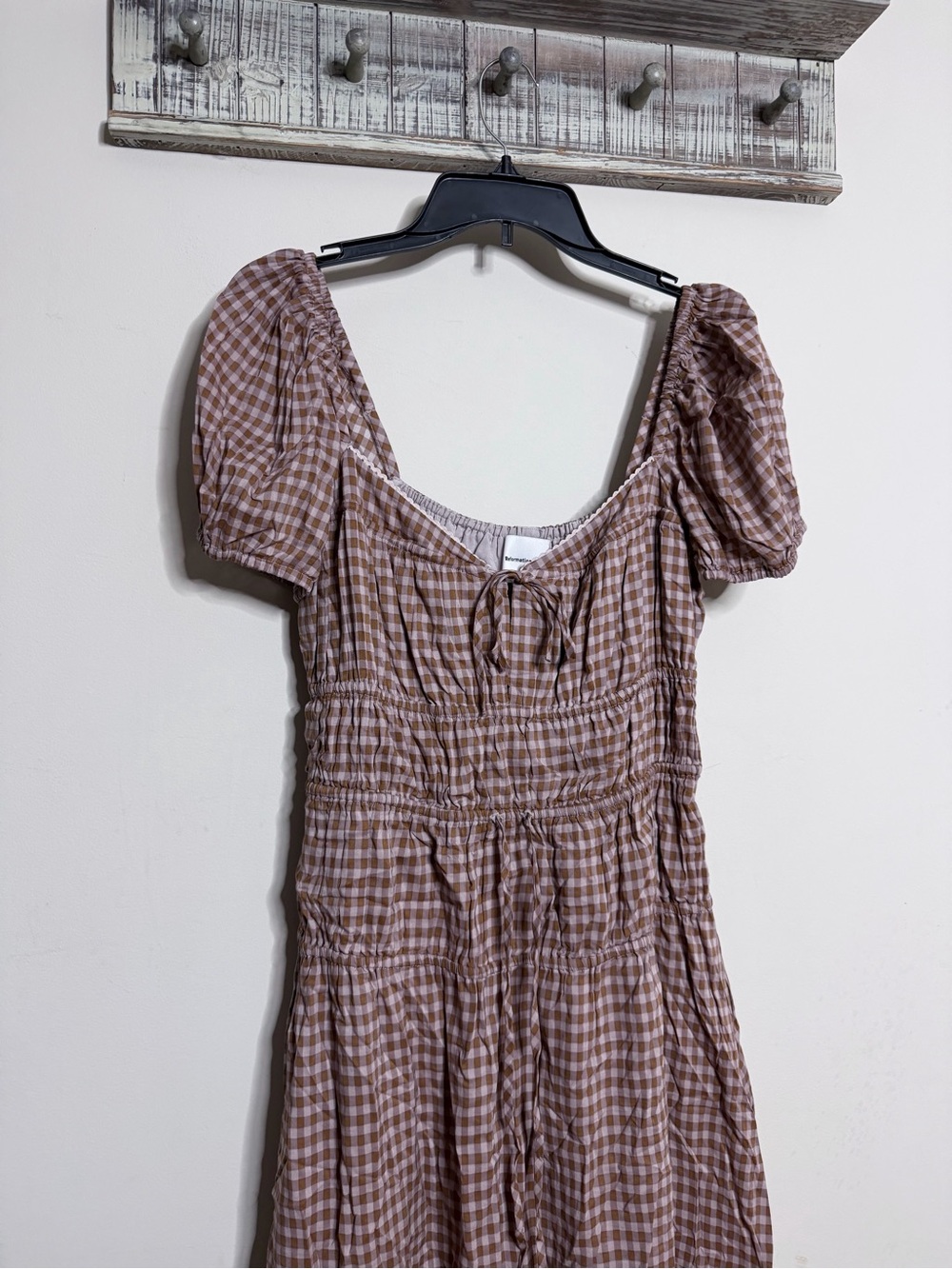 Reformation Rhett Dress Audrie Check - Picture 9 of 16